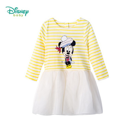 Disney 迪士尼 女童网纱拼接连衣裙