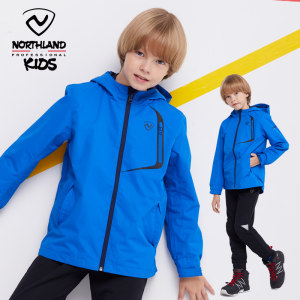 奥地利国宝级品牌 诺诗兰 男女童防风防水冲锋衣 经编绒内里