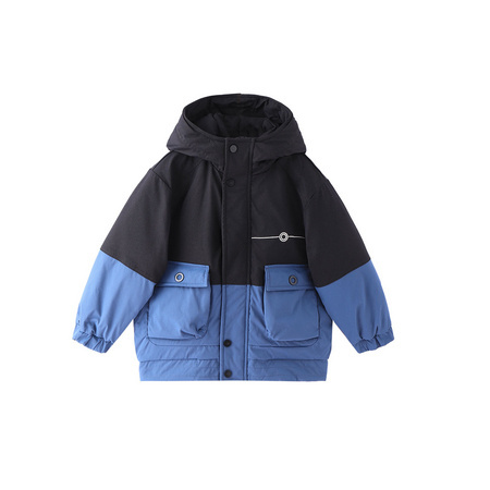 Annil 安奈儿 男童连帽工装羽绒服