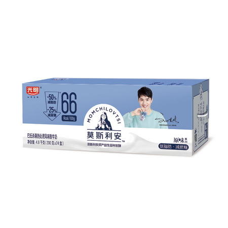 88VIP：Bright 光明 酸奶牛奶 200g*24盒 *2件