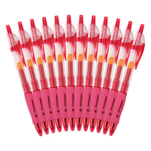 M&G 晨光文具 GP1008/0.5mm红色中性笔 12支/盒 *6件