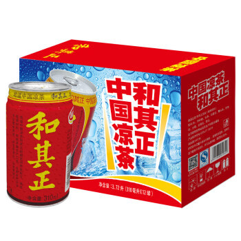 达利园 和其正 凉茶 植物清凉饮料 310ml*12罐 *5件