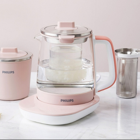 PHILIPS 飞利浦 HD9370 养生壶 粉红色