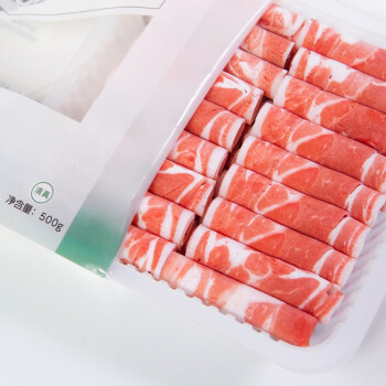东来顺 内蒙古羔羊厚切羊肉卷 500g/袋