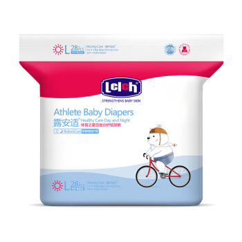 lelch 露安适 体育之星 日用纸尿裤 L28片 *3件