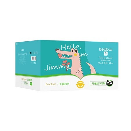 BEABA 碧芭宝贝 疯狂动物迷 拉拉裤 L 44片 *3件