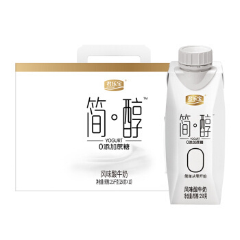 88VIP：JUNLEBAO 君乐宝 简醇梦幻盖酸牛奶 250g*10瓶 *5件