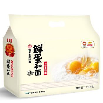 金龙鱼 鲜鸡蛋麦芯挂面 1.75KG *3件