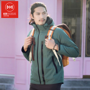 地球科学家 男 5K防水透湿 Polartec 200内胆 三合一冲锋衣 439元抢先价