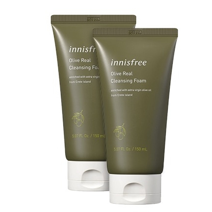 innisfree 悦诗风吟 橄榄油泡沫洁面乳 150ml 2支装 *4件