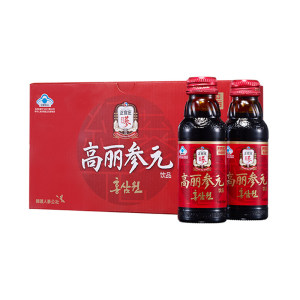 正官庄 6年根高丽参元液 抗疲劳 100ml*10瓶 49.35元包邮