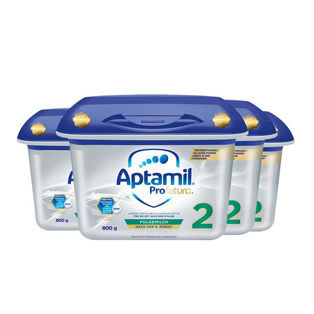 超值黑五、88VIP：Aptamil 爱他美 德国白金版 较大婴儿配方奶粉 2段 800g*4盒 *2件