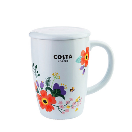 88VIP： COSTA 咖世家 大容量茶漏马克杯 414ml *2件