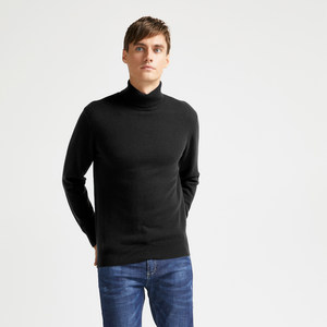 拉夫劳伦制造商 本米 100%超细美利奴羊毛 男高领羊毛衫