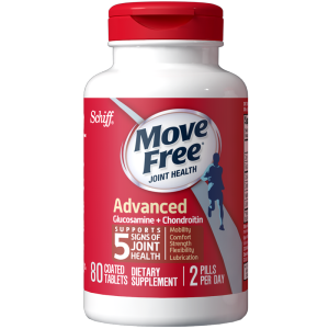 美国产 维骨力MoveFree 红盒软骨素 80粒 关节疼首选