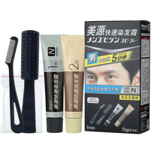 Bigen 美源发采 快速染发霜 男用 自然黑色 *3件