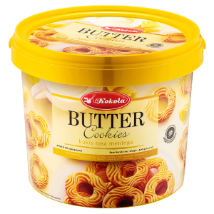 印尼进口 Kokola 多口味曲奇饼干 400g桶装