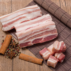 华正 精制猪五花肉块 3斤 79元包邮