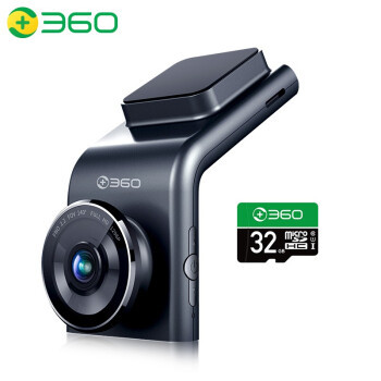 360 G300pro 行车记录仪 1296p高清+32g卡