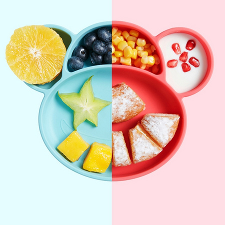 gb 好孩子 儿童硅胶餐盘