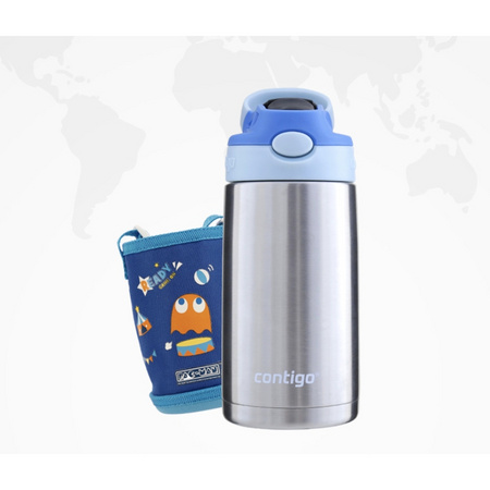 超值黑五、88VIP：contigo 儿童保温吸管杯鸭嘴杯 400ML *3件