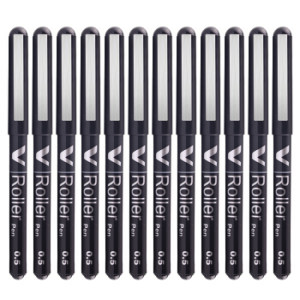 Snowhite 白雪 V60 速干直液式走珠笔 0.5mm 黑色 12支 *5件