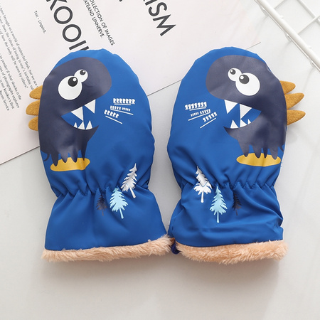 嘟佐 儿童冬季保暖防水手套