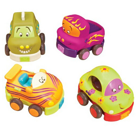 历史低价、有券的上：B.Toys 宝宝回力车 4个装 +凑单品
