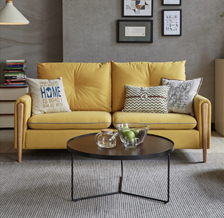 SLEEMON 喜临门 北欧简约布艺沙发 双人位