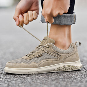 固特异 男士网面/皮面拼接款 复古休闲运动鞋