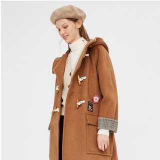 TeenieWeenie TTJW98T05I 女士小熊格子毛呢大衣