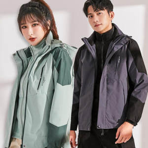 情侣款三合一可拆卸御冬冲锋衣
