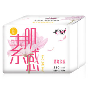 elis 怡丽 新素肌感 透爽亲肤系列 夜用卫生巾 290mm 8片 *3件