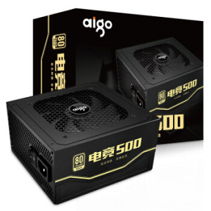 aigo 爱国者 电竞500 电脑电源 金牌（90%）500W 非模组化