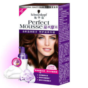 Schwarzkopf 施华蔻 染发摩丝（3-86 檀木褐棕 35ml+35ml+20ml） *5件