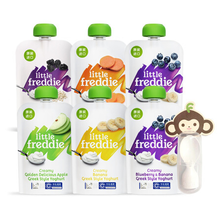 LittleFreddie 小皮 儿童酸奶果泥 100g*6袋