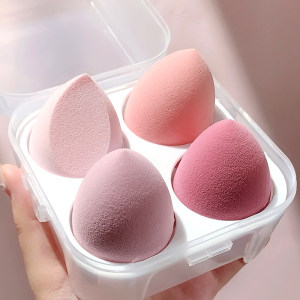 鸡蛋盒美妆蛋干湿两用4个装