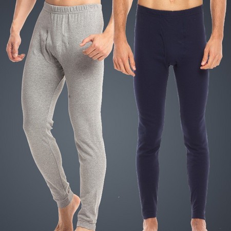 THREEGUN 三枪 66045B0 男保暖打底裤线裤