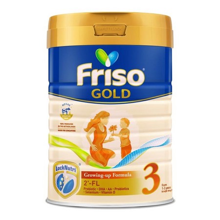 历史低价、京东PLUS会员：Friso 新加波版 美素佳儿 金装 婴儿奶粉 3段 900g *9件