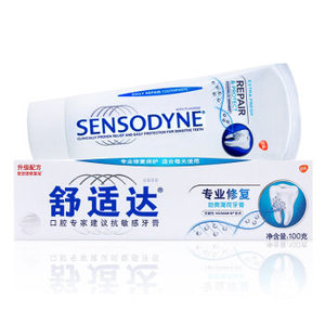 SENSODYNE 舒适达 劲爽薄荷牙膏 100g *6件