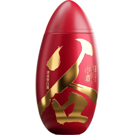 谷小酒 红米粒 浓香型白酒 45度 100ml