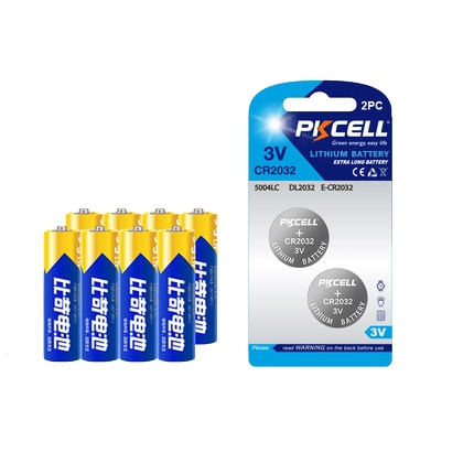 Pkcell CR2032纽扣电池7号4粒+5号4粒