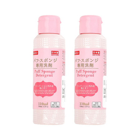 88VIP：DAISO 大创 粉扑清洁剂110ml*2瓶