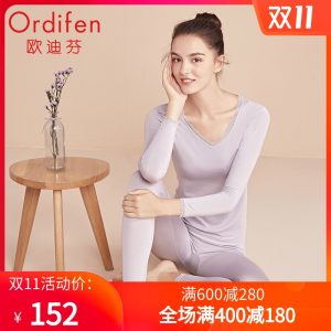 Ordifen 欧迪芬 女士莫代尔保暖内衣套装
