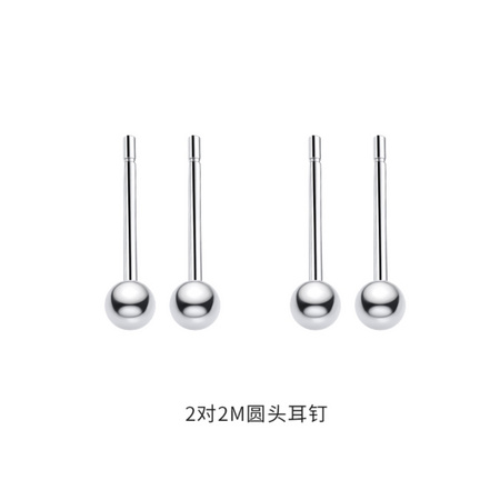 花芽TMED002 女士纯银养耳洞耳钉