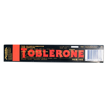 京东PLUS会员：Toblerone 瑞士三角 黑巧克力含蜂蜜及巴旦木糖 100g *9件