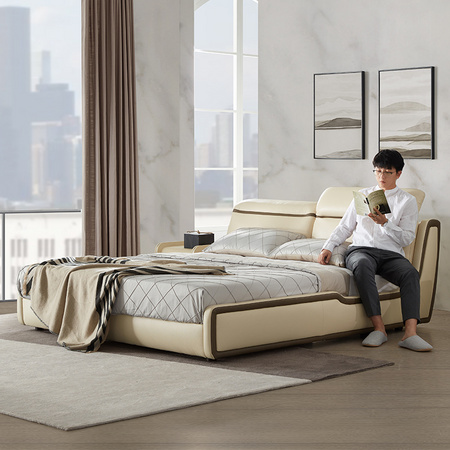 KUKa 顾家家居 DK.B127 真皮软床 1.8*2m