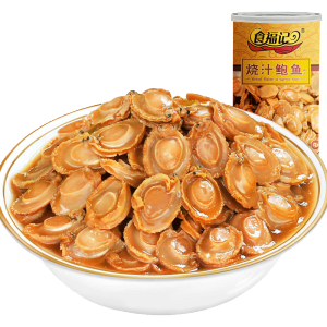食福记 即食浇汁鲍鱼罐头 425g 30-80只