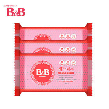 B&B 保宁 婴幼儿洗衣皂 迷迭香味 200g*3块装 *4件