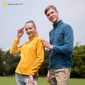 小米生态链 Amazfit 男士加厚抓绒保暖开衫外套 YKK拉链